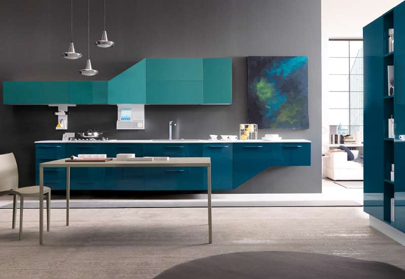 A kitchen designed to accommodate digital gadgets
