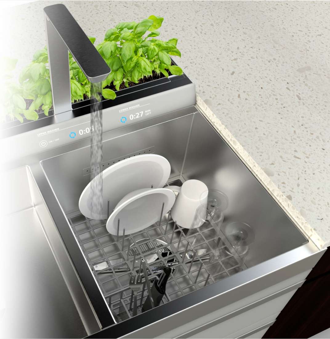 Kitchen Of The Future Part 2 Interspace Design   GE 2025 Sink Dishwasher S 