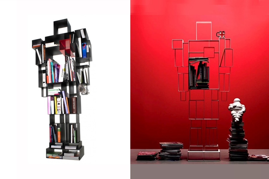 Transformers robots inspired bookcase.