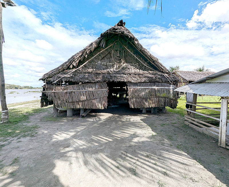 Sepik River Village Men's House
