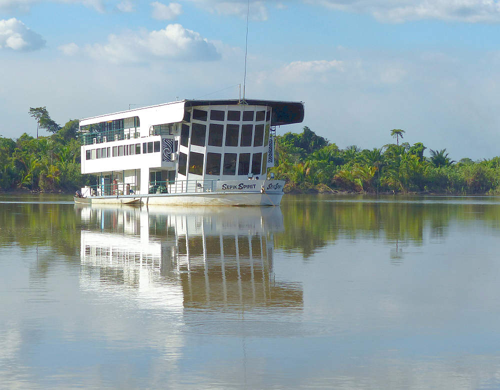 The riverboat Sepik Spirit