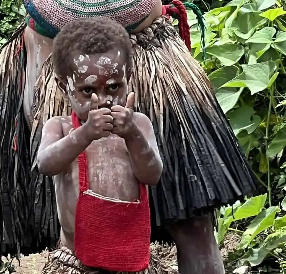 Huli Village Archery Demonstration