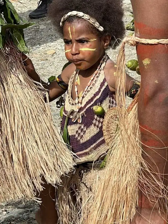 Mt Hagen Sing Sing Girl wearing Betel Nuts