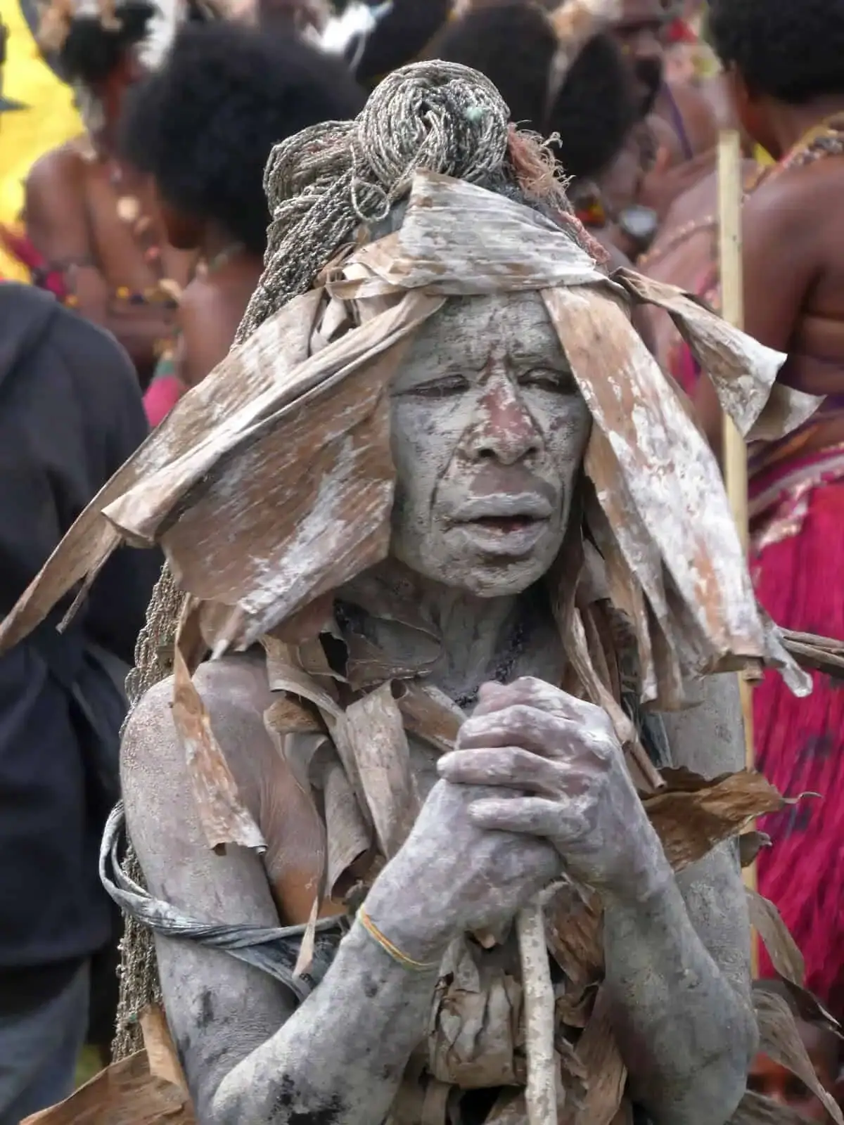 Enga Tribe Highlands Mourning Ritual
