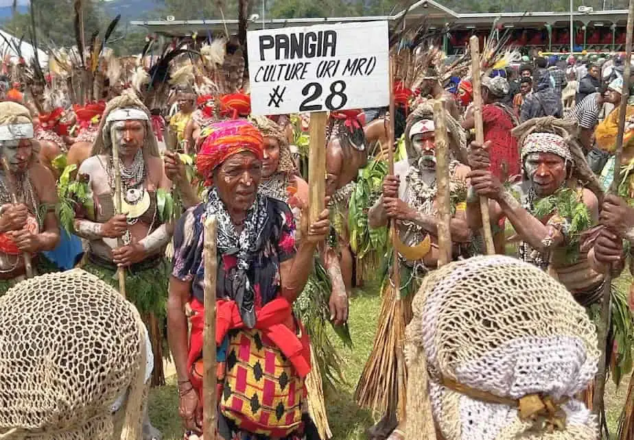 Group from Pangia people of Southern Highlands Province